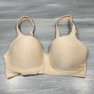 Bali Wireless Bra 40D Comfort Revolution Shaping Smoothing 3463‎ Nude Swirl
